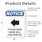 Signmission Please Ring Door Bell Sign With Symbol, 5 in W x Rectangle, Vinyl Decal OS-2PACK-NS-D-57-V-17582 - alternate 4